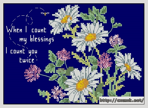 Download embroidery patterns by cross-stitch  - Twice blessed, author 