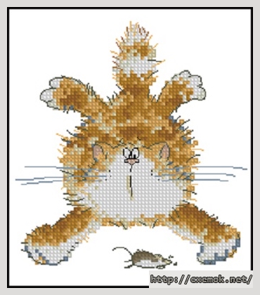 Download embroidery patterns by cross-stitch  - Purr-turbed, author 