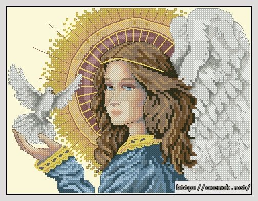 Download embroidery patterns by cross-stitch  - Heavenly grace, author 