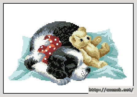 Download embroidery patterns by cross-stitch  - Siesta