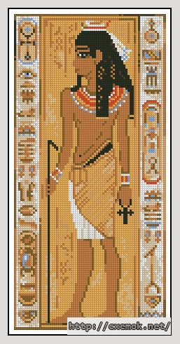 Завантажити схеми вишивки нитками / хрестом  - Египтянин, автор 