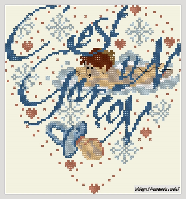 Download embroidery patterns by cross-stitch  - C''est un garcon, author 