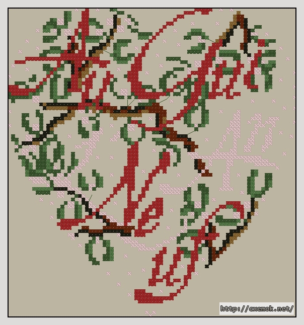 Download embroidery patterns by cross-stitch  - Au gui l''an neuf, author 
