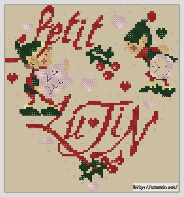 Download embroidery patterns by cross-stitch  - Petit lutin, author 