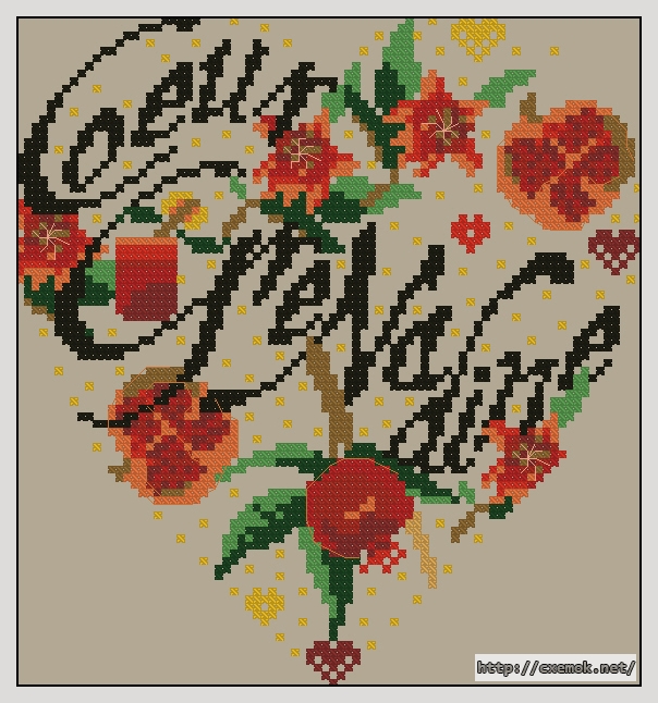 Download embroidery patterns by cross-stitch  - Grenadine, author 