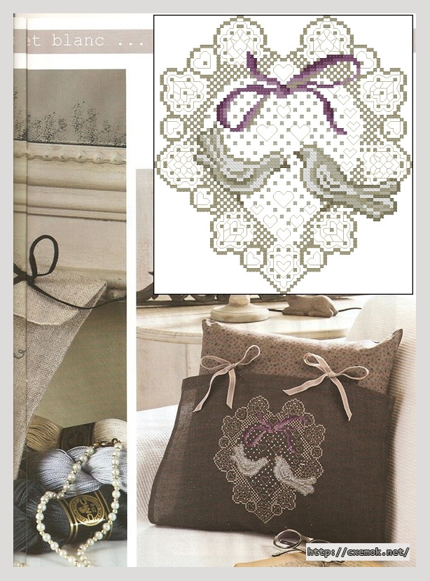 Download embroidery patterns by cross-stitch  - De tout coeur, author 