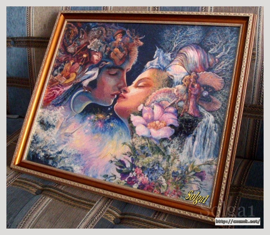 Download embroidery patterns by cross-stitch  - Поцелуй prelude to a kiss