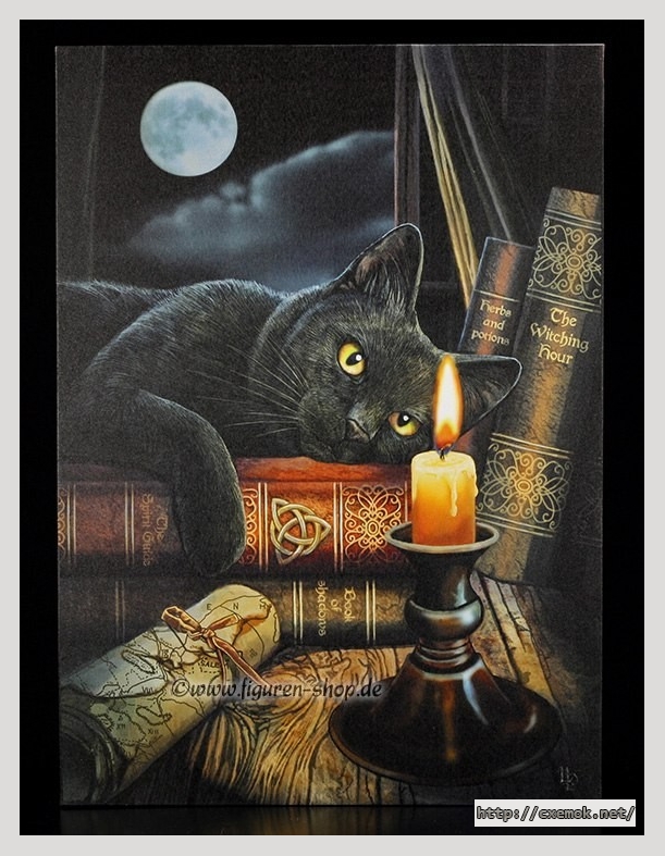 Download embroidery patterns by cross-stitch  - The witching hour, колдовское время, author 