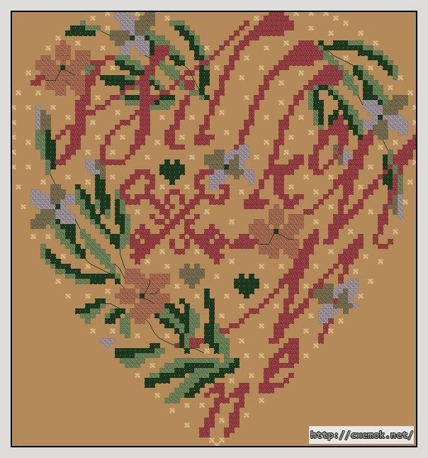Download embroidery patterns by cross-stitch  - Willkommen, author 