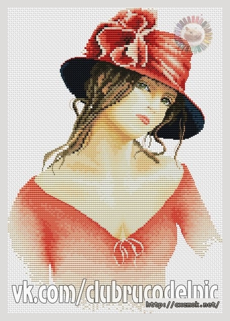 Download embroidery patterns by cross-stitch  - Клэр