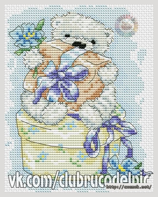 Download embroidery patterns by cross-stitch  - Bengry медведь