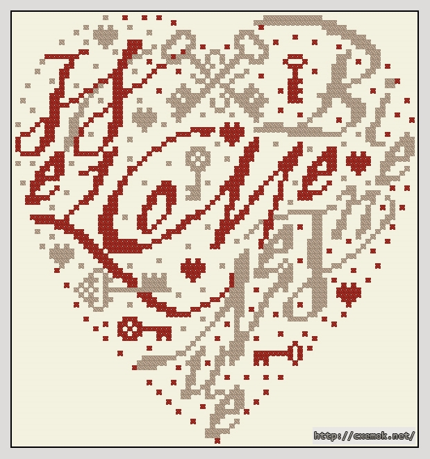Download embroidery patterns by cross-stitch  - Bienvenue welcome, author 