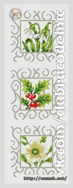 Download embroidery patterns by cross-stitch  - Триптих