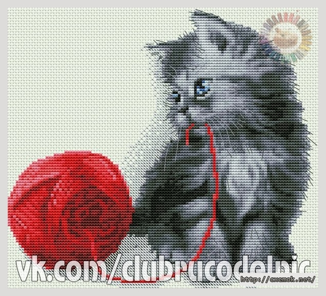 Download embroidery patterns by cross-stitch  - Проказник