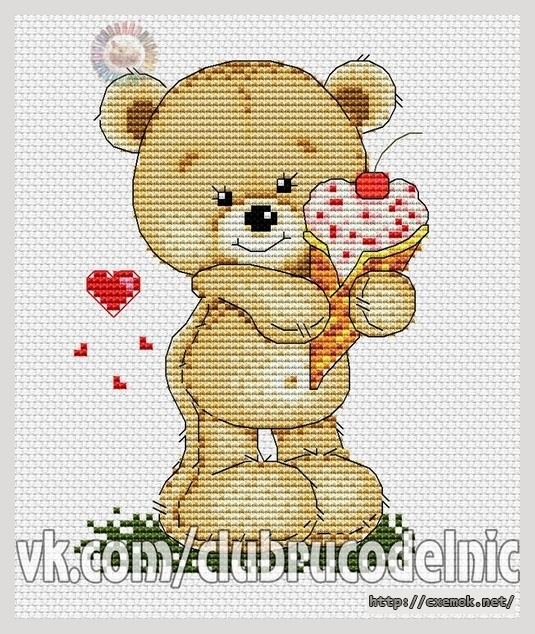 Download embroidery patterns by cross-stitch  - Лакомака