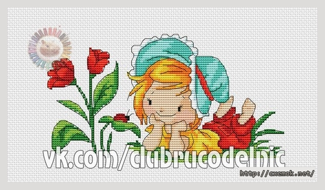 Download embroidery patterns by cross-stitch  - Весна пришла!