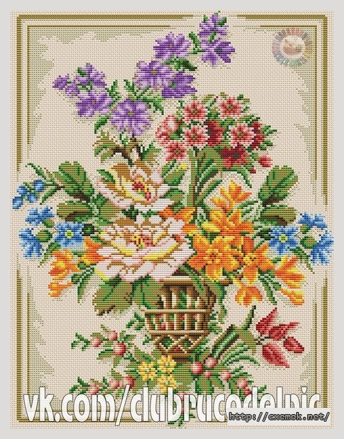 Download embroidery patterns by cross-stitch  - Оживший гобелен, author 
