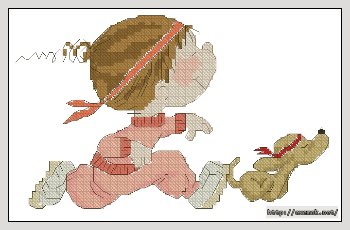 Download embroidery patterns by cross-stitch  - Jogging 3, author 