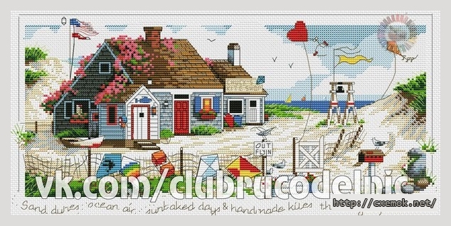 Download embroidery patterns by cross-stitch  - Магия лета