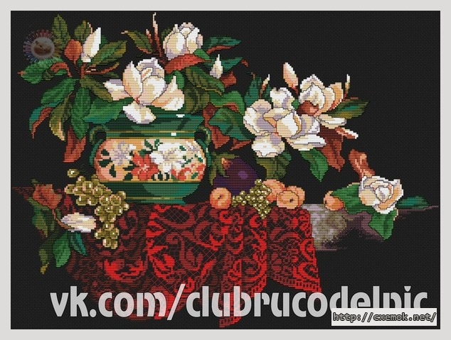 Download embroidery patterns by cross-stitch  - Южное гостеприимство