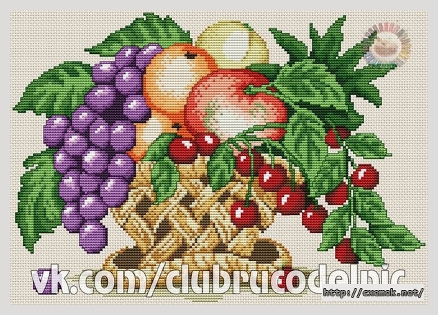 Download embroidery patterns by cross-stitch  - Подушка 