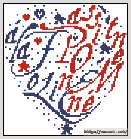 Download embroidery patterns by cross-stitch  - A la folie, author 