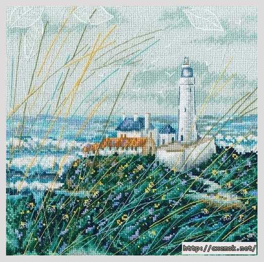 Download embroidery patterns by cross-stitch  - Бурное море