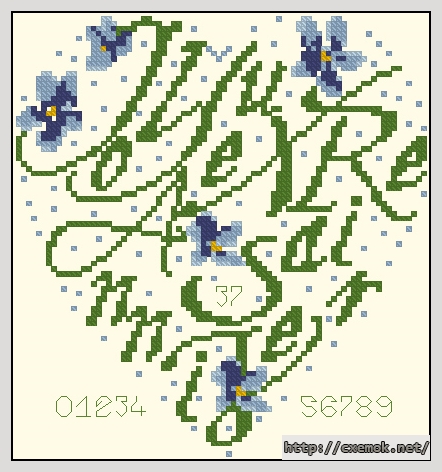 Download embroidery patterns by cross-stitch  - Joyeux anniversaire, author 