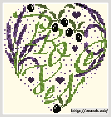 Download embroidery patterns by cross-stitch  - De provence, author 