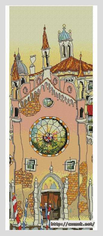 Download embroidery patterns by cross-stitch  - Венецианский дворец