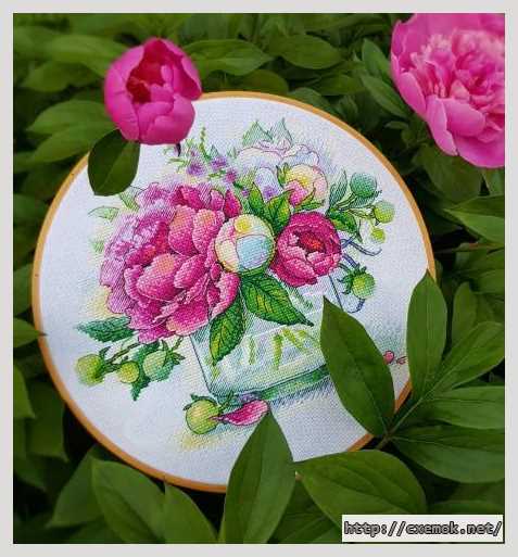 Download embroidery patterns by cross-stitch  - Аромат нежности