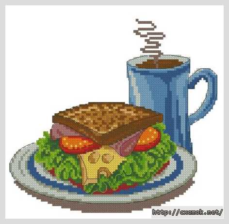 Download embroidery patterns by cross-stitch  - Для кухни
