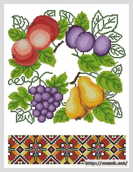 Download embroidery patterns by cross-stitch  - Спасовский рушник