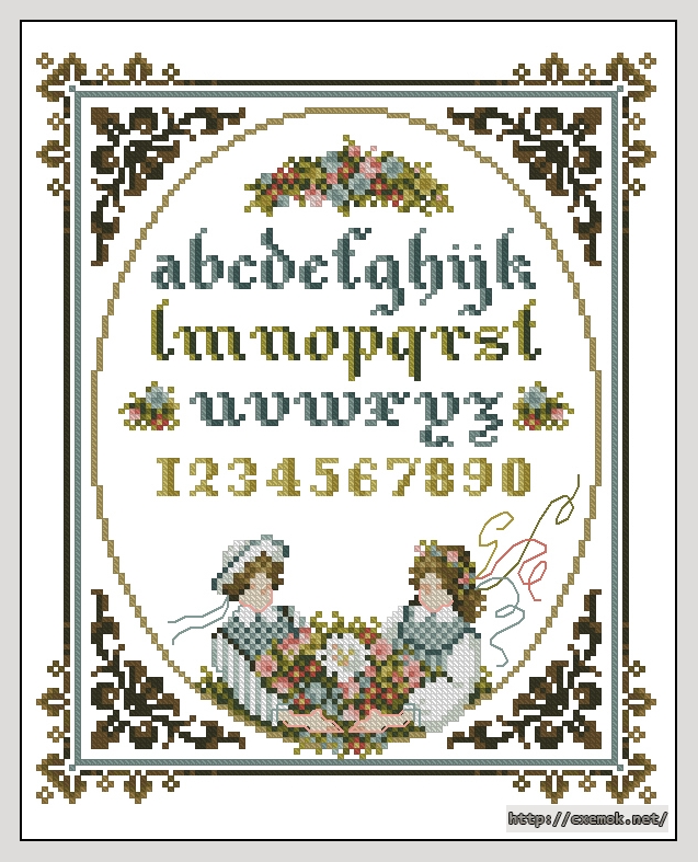 Download embroidery patterns by cross-stitch  - Serendipity, author 