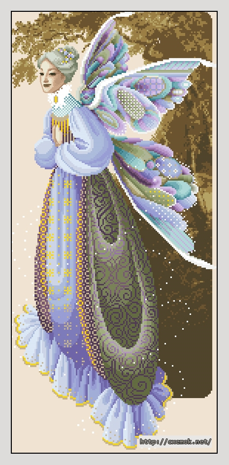 Download embroidery patterns by cross-stitch  - Fairy grandmoter, author 