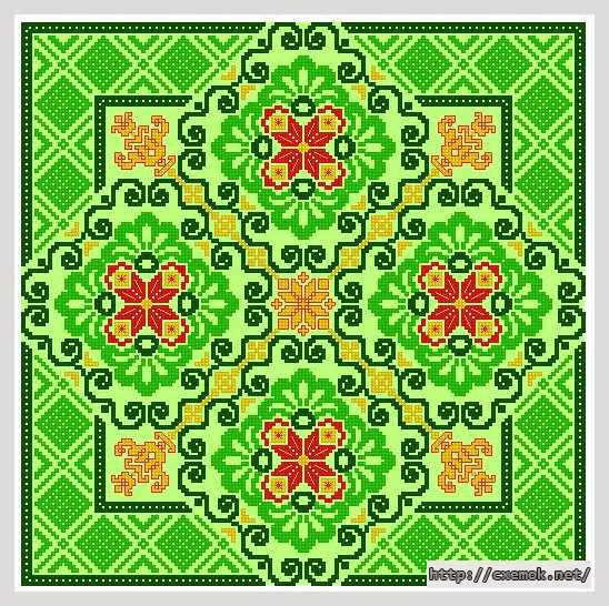 Download embroidery patterns by cross-stitch  - Подушка макошь