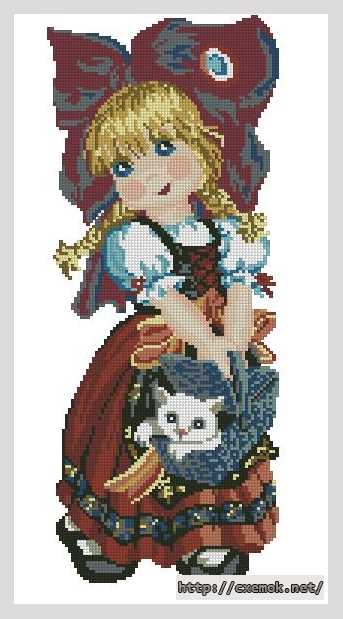 Download embroidery patterns by cross-stitch  - Маленькая баварка
