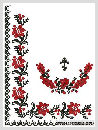 Download embroidery patterns by cross-stitch  - Божник мужской