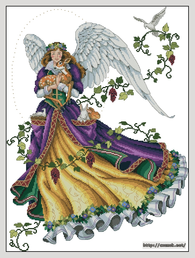 Download embroidery patterns by cross-stitch  - Innocent guardian, author 