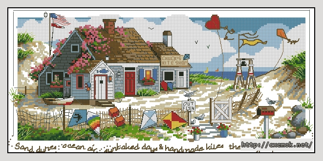 Download embroidery patterns by cross-stitch  - The magic of summer, author 