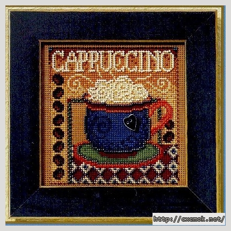 Скачать схемы вышивки нитками / крестом  - Cappuccino, автор 