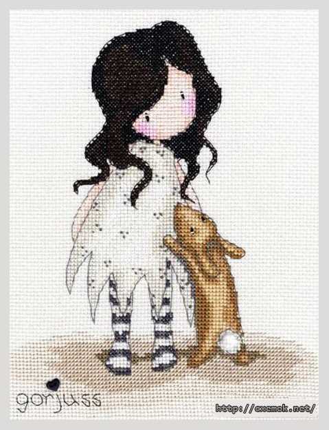 Download embroidery patterns by cross-stitch  - Gorjuss — я люблю тебя маленький кролик