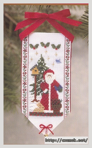 Download embroidery patterns by cross-stitch  - Santa friends, author 