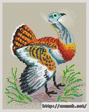 Download embroidery patterns by cross-stitch  - L''oiseau de feu, author 
