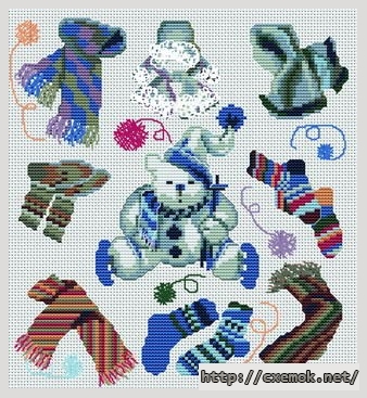 Download embroidery patterns by cross-stitch  - Accessoires, author 