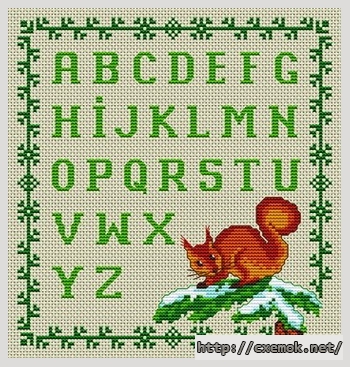 Download embroidery patterns by cross-stitch  - L''ecureuil, author 