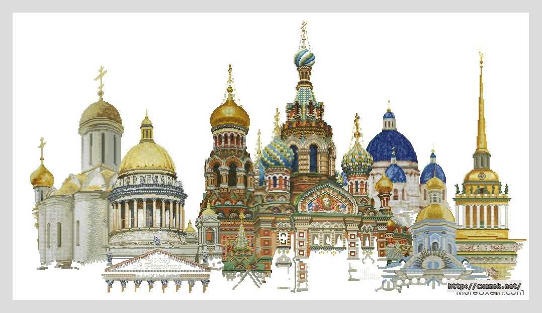 Download embroidery patterns by cross-stitch  - Санкт-петербург