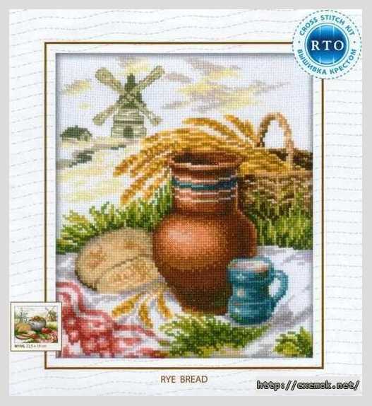 Download embroidery patterns by cross-stitch  - Ржаной хлеб