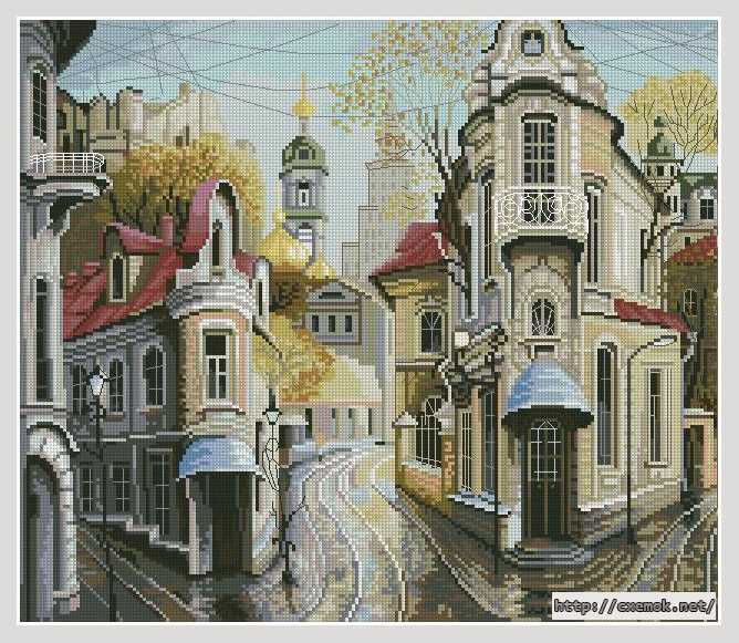 Download embroidery patterns by cross-stitch  - Перекрестки дорог