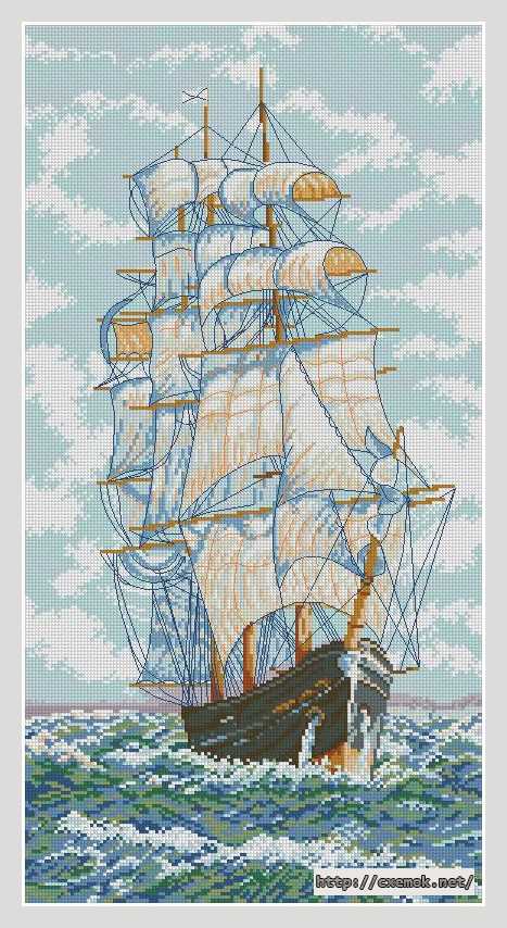 Download embroidery patterns by cross-stitch  - Верь в удачу